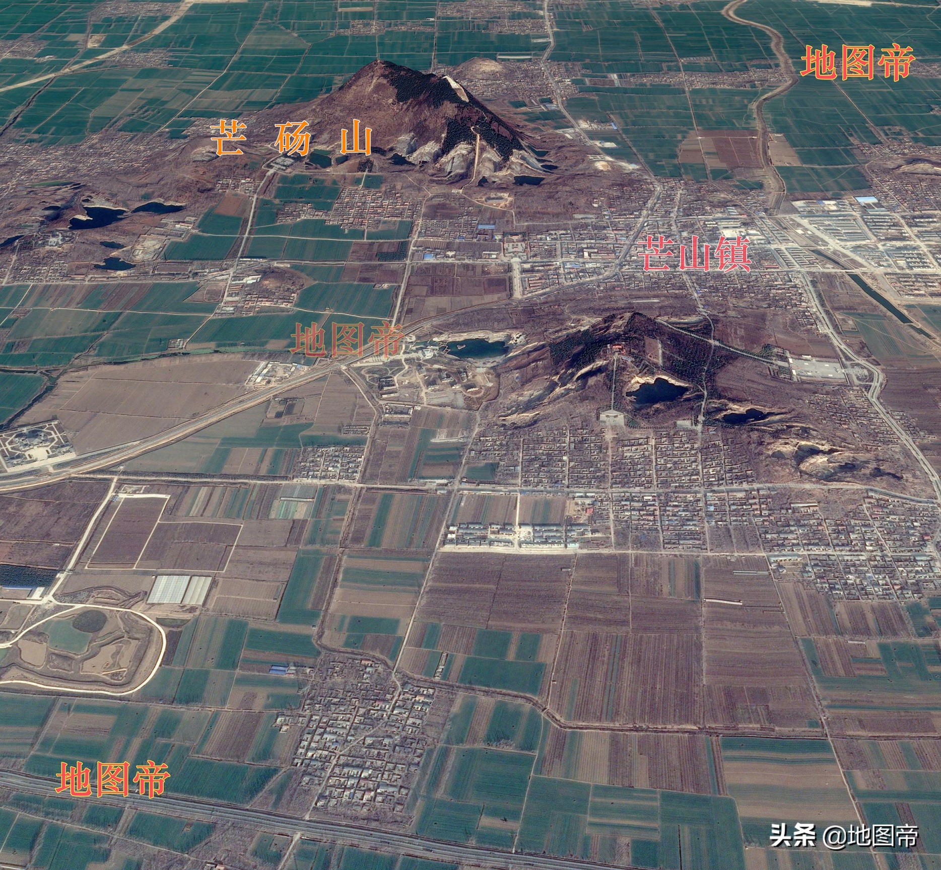 刘邦斩白蛇后逃匿的芒砀山，只有一百多米高，却是5A级景区