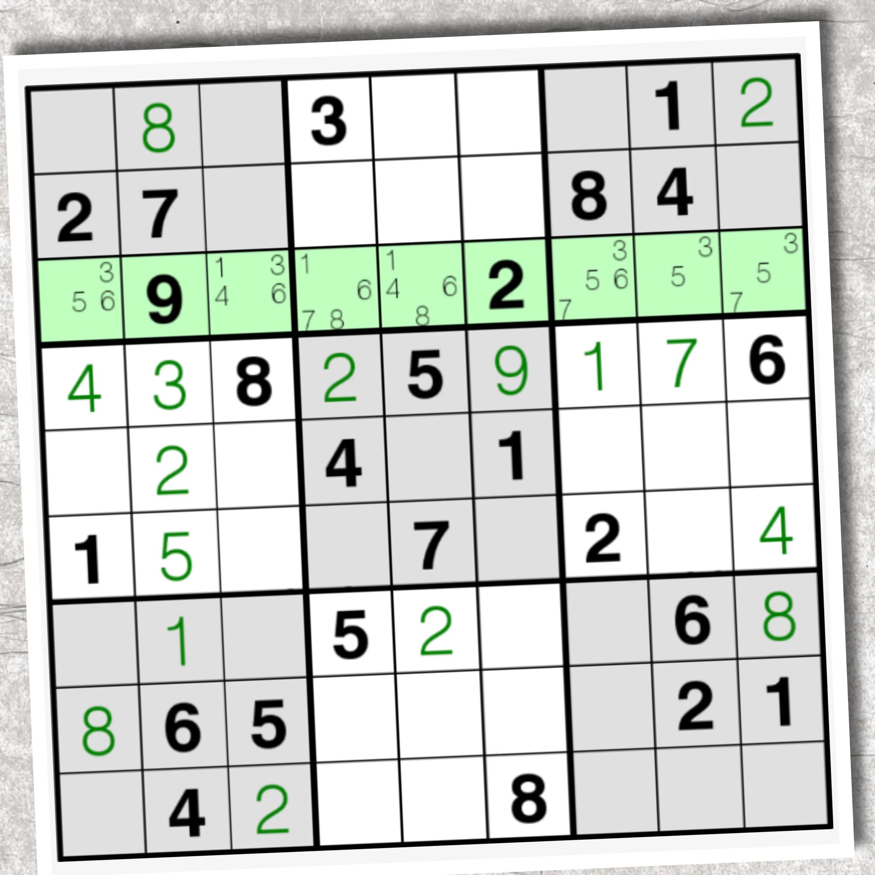 数独：一种填数字游戏（2-1）