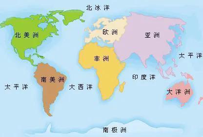 七大洲五大洋分别是什么，各大洲面积由大到小排名(附2023年最新排行榜前十名单)
