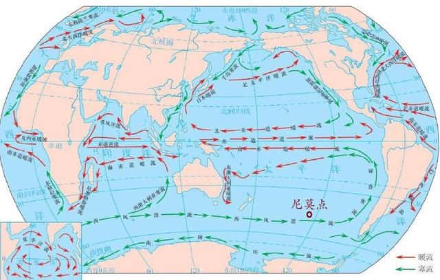 太平洋在哪里，尼莫点离太平洋多远？