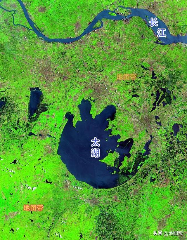 太湖位于我国哪个省，占地面积多少平方千米？