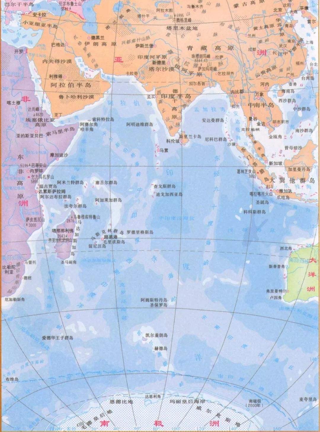 四大洋五大洲分别指哪些地方？这些名字又是从何而来？