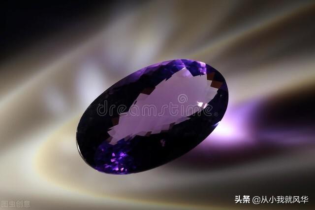 紫晶石图片，有什么传说和象征意义？